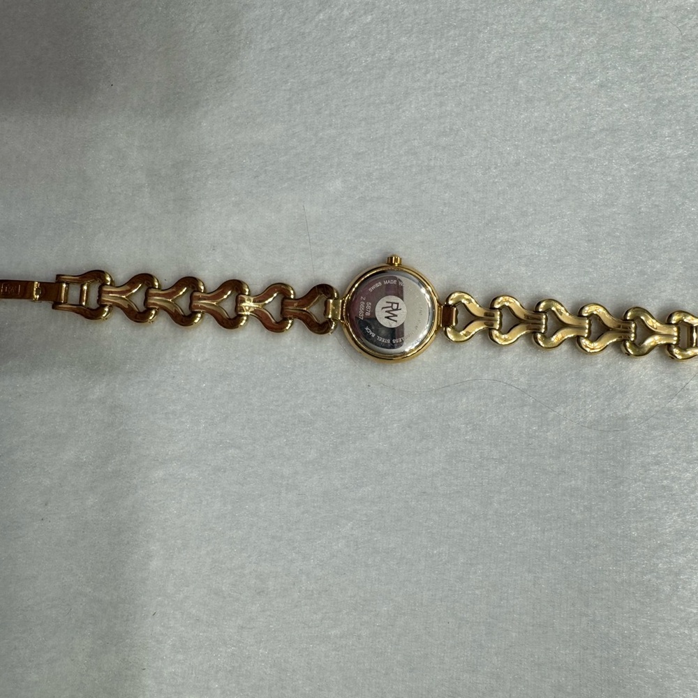 Raymond Weil Gold and Black Women's Watch with Diamond Hour Markers - 5878 - Picture 5 of 14